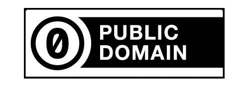 Public Domain also referred to as CC Zero
