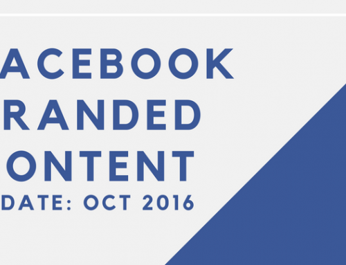 Facebook Branded Content Policy – Update